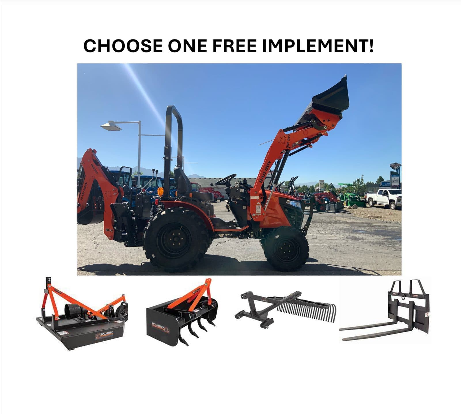 Bad Boy 1022H Tractor & Loader